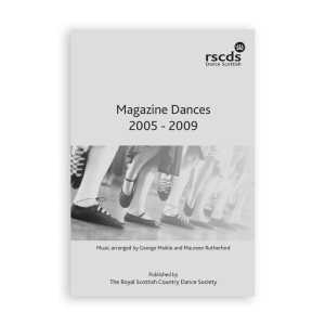 Front cover image of the RSCDS publication of Magazine Dances 2005 - 2009