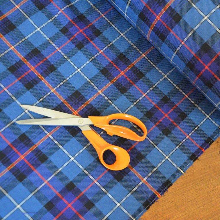 RSCDS medium weight tartan fabric